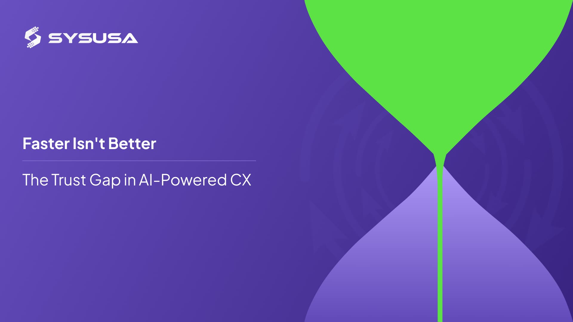 Faster Isn't Better: The Trust Gap in AI-Powered CX