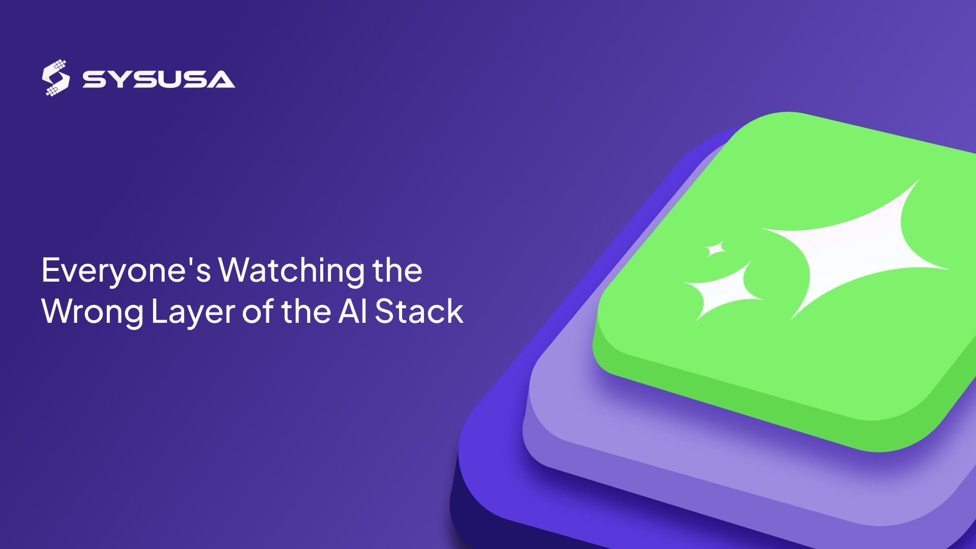 Everyone's Watching the Wrong Layer of the AI Stack